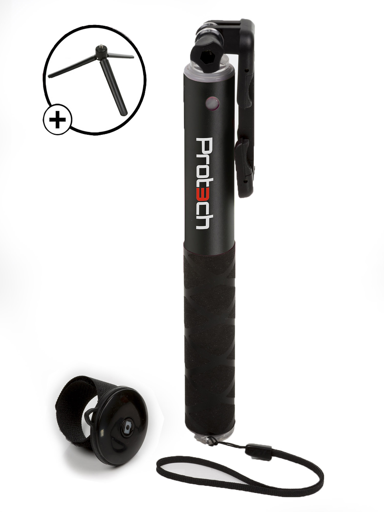 Apple iPhone Monopod Selfie Stick 60cm Telescopic Compact Bluetooth